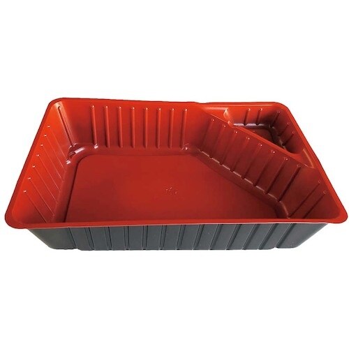 EBM アジロ弁当 大用仕切(50枚入)2 赤黒