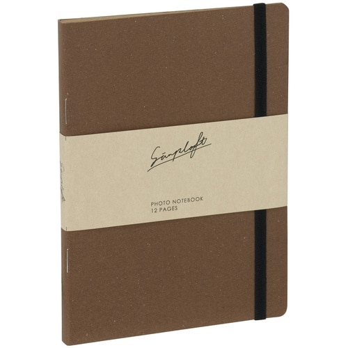 ナカバヤシ シンプラフト/フォトノートブック/ブラ