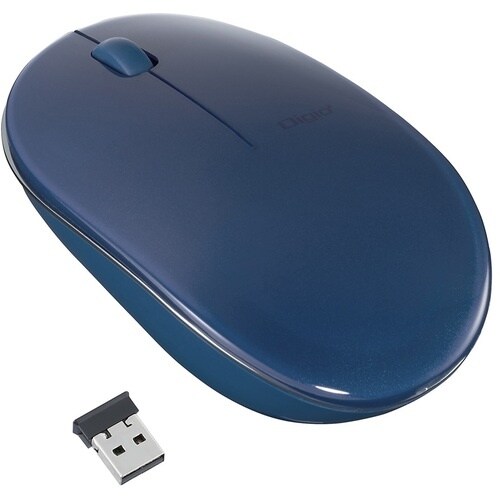 ナカバヤシ 無線 3ボタン Blue LEDマウス