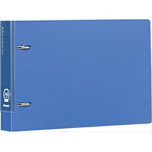 ナカバヤシ DリングファイルA5E型/ブル−