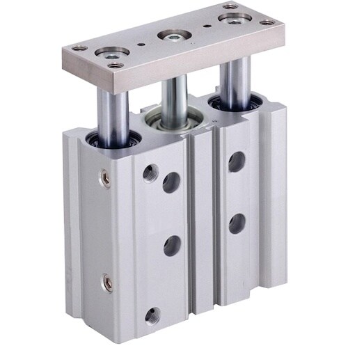 CKD ガイド付きシリンダ すべり軸受