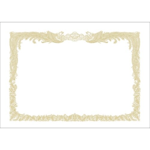 ササガワ 賞状用紙 OA賞状用紙 白 B4判縦書用