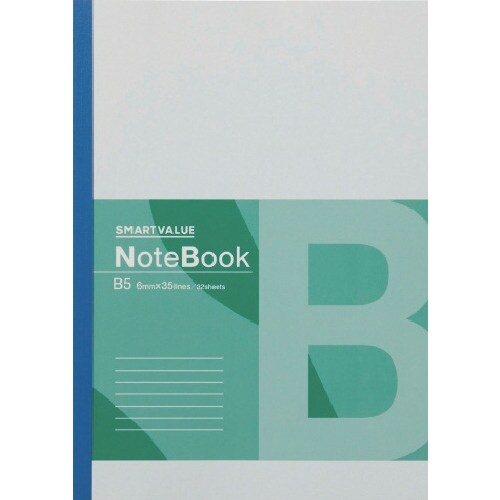 PLUS 120351)再生紙ノート セミB5 B