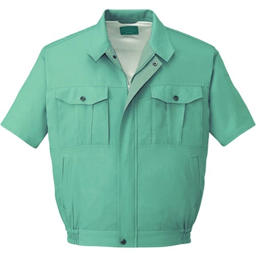 自重堂 ブルゾンミストグリ−ン LL