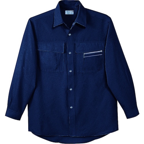 自重堂 シャツ ネービー LL