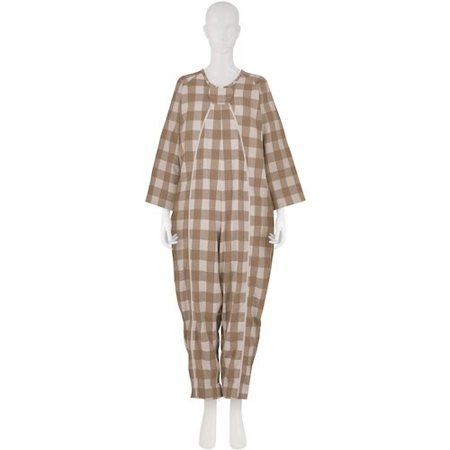 竹虎 フドーねまきA 厚手 LL チェックベージュ