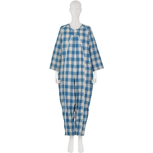 竹虎 フドーねまきA 厚手 L チェックブルー