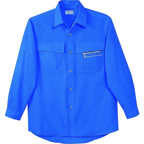 自重堂 シャツ ロイヤルブルー LL
