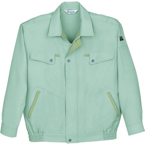 自重堂 ブルゾンスプレ−グリ−ン LL