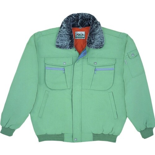 自重堂 ブルゾンスプレ− グリ−ン LL