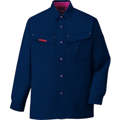 自重堂 シャツ ネービー M