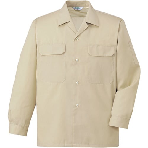 自重堂 長袖シャツ ベージュ 5L