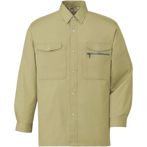 自重堂 長袖シャツ マスタード 4L