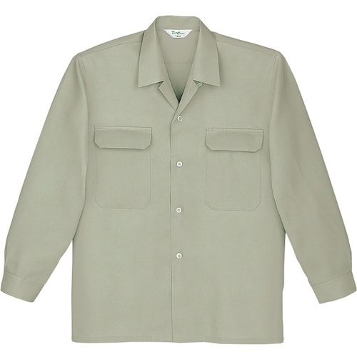 自重堂 長袖シャツ アースグリーン 5L