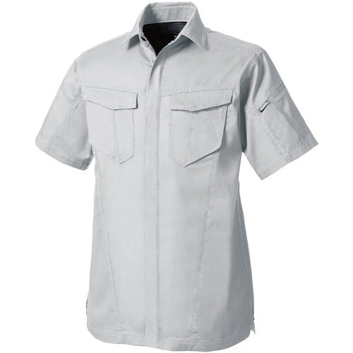 SOWA 3008−03 半袖シャツ シルバーグレ