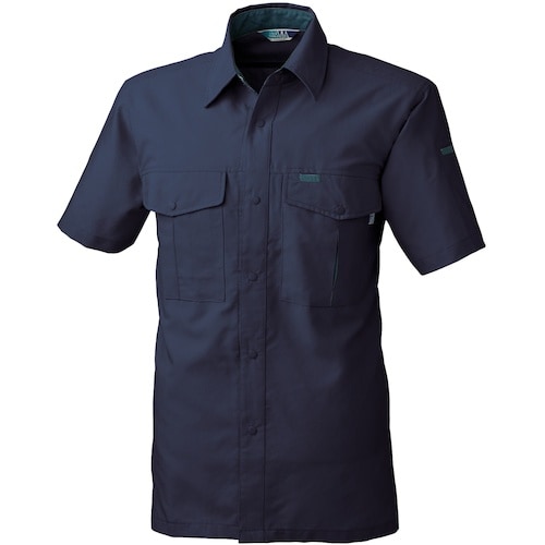 桑和 VA917 半袖シャツ ネイビー M