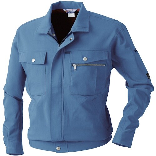 桑和 EC923 長袖ブルゾン ブルー 5L