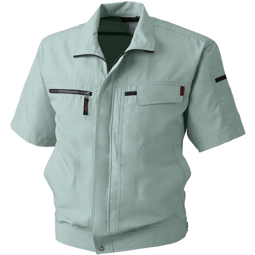 桑和 931 半袖ブルゾン モスグリーン 3L