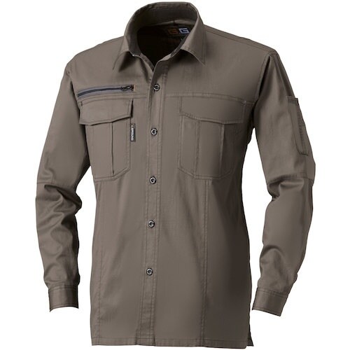 G.G. 165 長袖シャツ カーキ S