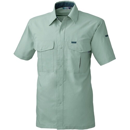 桑和 VA917 半袖シャツ モスグリーン M