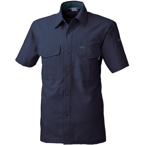 桑和 VA917 半袖シャツ ネイビー L