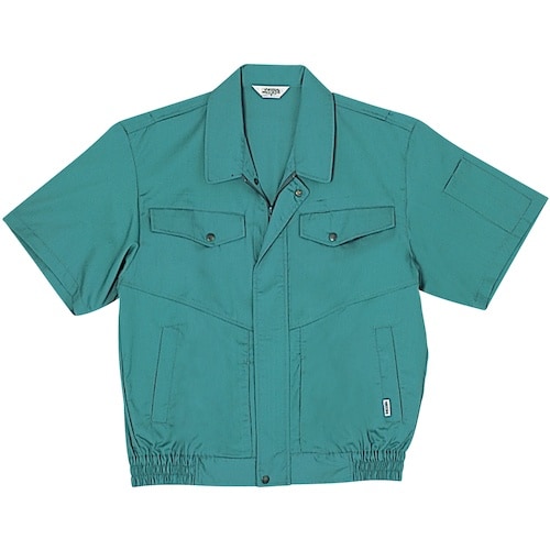 桑和 VA681 半袖ブルゾン ケンブリッヂブルー