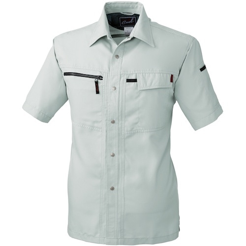 桑和 937 半袖シャツ シルバーグレー 6L