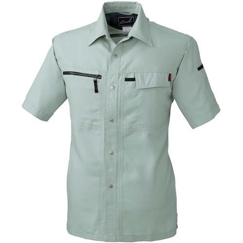 桑和 937 半袖シャツ モスグリーン 6L