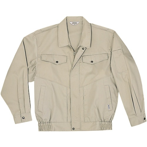 桑和 VA682 長袖ブルゾン アイボリー 6L