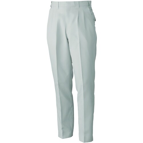 桑和 939 ツータックスラックス シルバーグレー