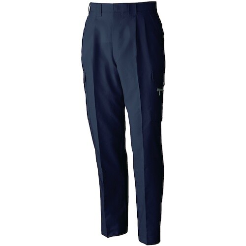 桑和 VA918 ツータックカーゴパンツ ネイビー