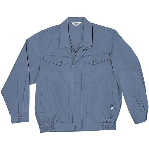 桑和 VA682 長袖ブルゾン ブルーグレー LL