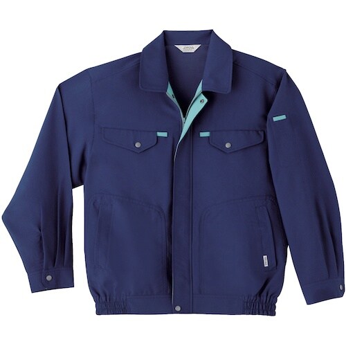 桑和 VA953 長袖ブルゾン ネイビー 6L