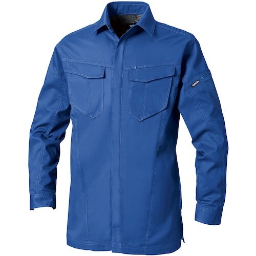 SOWA 3008−02 長袖シャツ ブルー SS