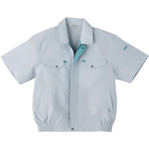 桑和 VA951 半袖ブルゾン グレー 4L