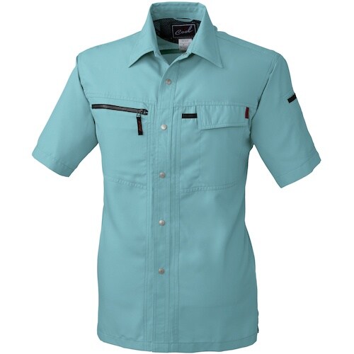 桑和 937 半袖シャツ オーシャングリーン 3L