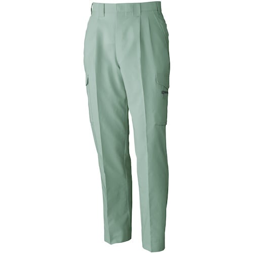 桑和 VA918 ツータックカーゴパンツ モスグリ