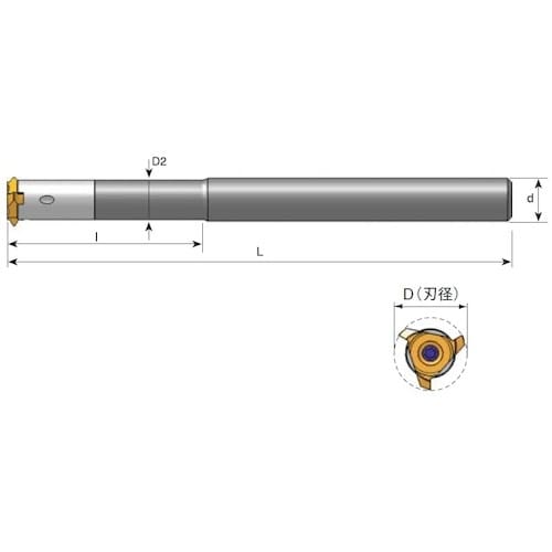 NOGA バーチカルMT用 超硬ツールホルダー C