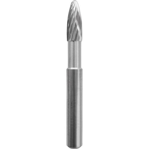 オナーロイ 超硬バー 砲弾型 軸径6mm 刃径6m