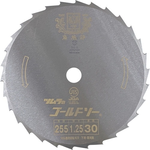 ツムラ 刈払機用刈刃 笹刈刃 ミガキ 280×1.