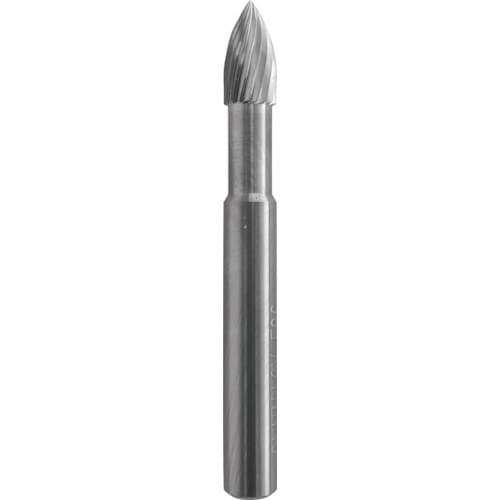 オナーロイ 超硬バー 炎型 軸径6mm 刃径6mm