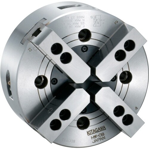 北川 4爪中実パワーチャック