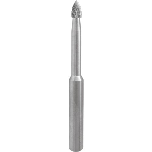 オナーロイ 超硬バー 炎型 軸径6mm 刃径4mm