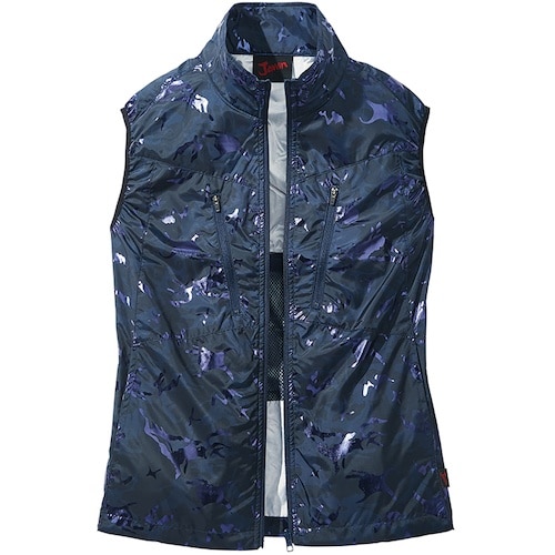 自重堂 空調服ベスト シヤイニ−NVカモフラ SS