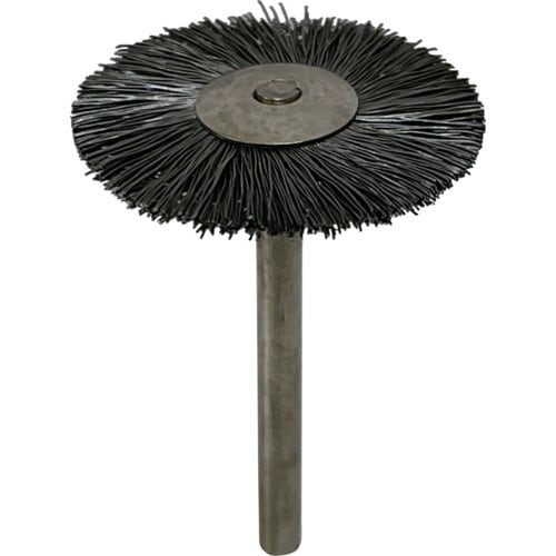 リューター 軸付ホイール型ブラシ軸径(mm):3毛