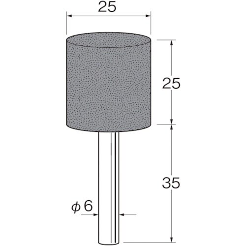 リューター 軸付セラミックゴム砥石(金属研削用)