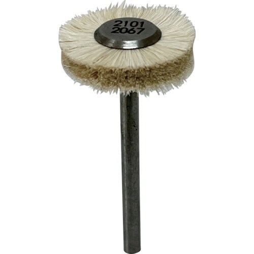 リューター 軸付ホイール型ブラシ