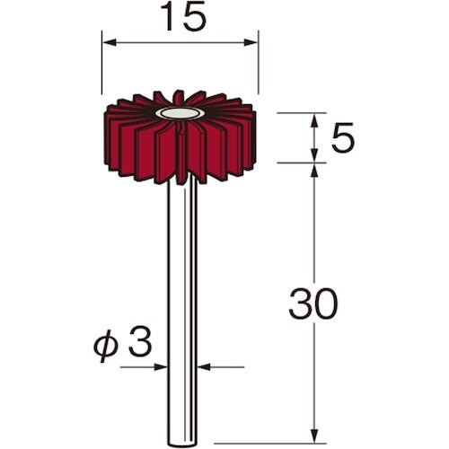 リューター セラミックフラップサンダー