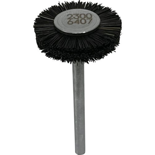 リューター 軸付ホイール型ブラシ