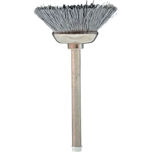 リューター 軸付ベベル型ブラシ